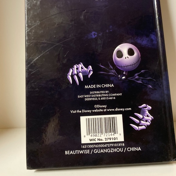Disney The Nightmare Before Christmas Jack Skellington Undated Planner Hardback - Picture 12 of 12